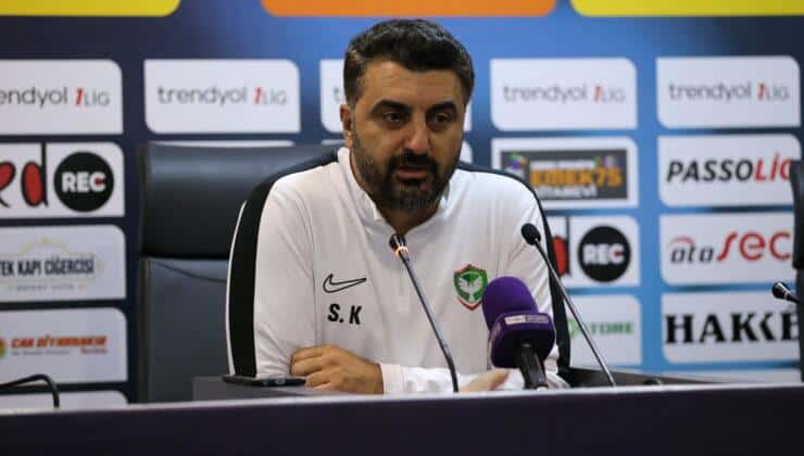 Amed Sportif Faaliyetler-Atakaş Hatayspor maçının ardından