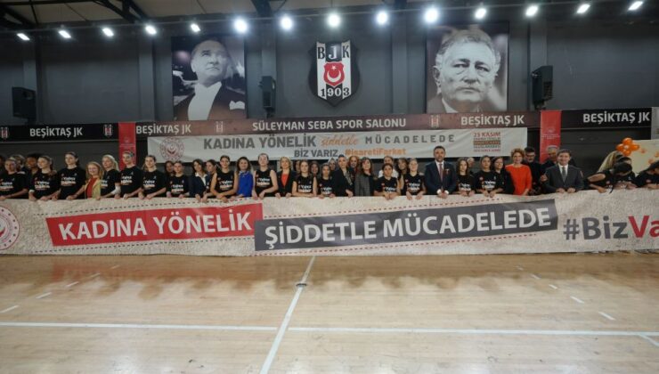 BEŞİKTAŞ’TAN KADINA ŞİDDETE HAYIR!