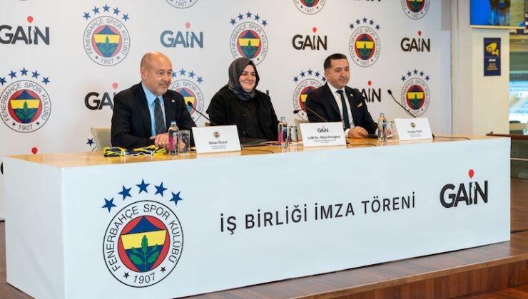 GAİN FENERBAHÇE’YE SPONSOR OLDU