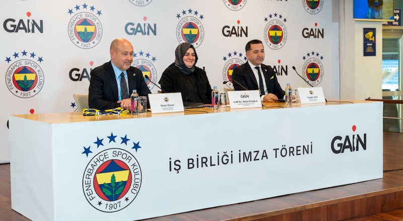 GAİN FENERBAHÇE’YE SPONSOR OLDU