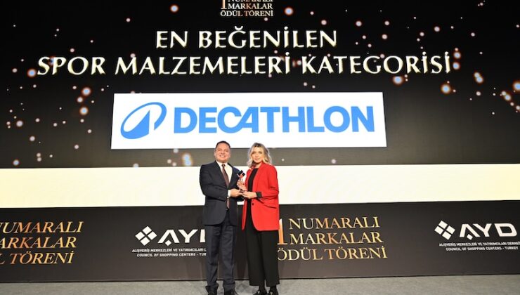 Decathlon “En Beğenilen Spor Malzemeleri Markası” Seçildi