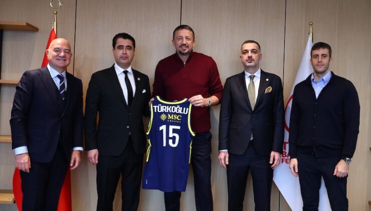 Fenerbahçe’den TBF Başkanı Türkoğlu’na Ziyaret