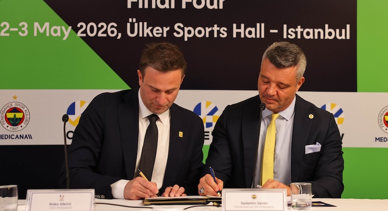 CEV FİNAL FOUR İÇİN İMZALAR ATILDI