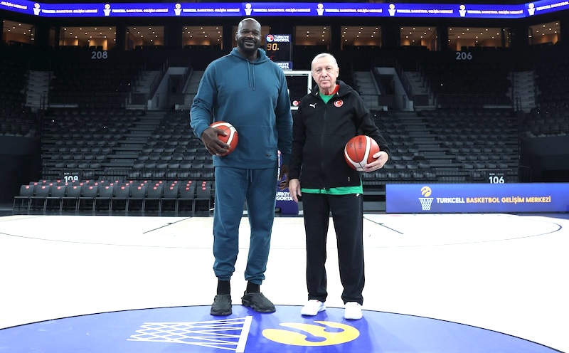 Cumhurbaşkanı Erdoğan, Shaquille O’Neal ile Buluştu