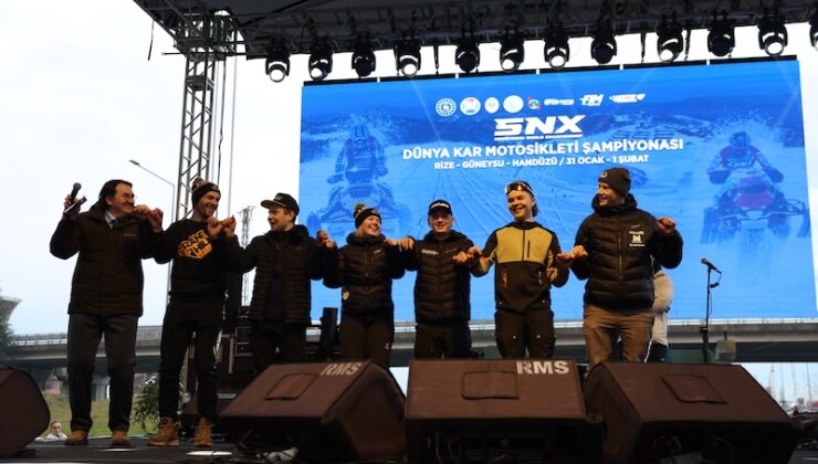 SNX Türkiye Dünya Kar Motosikleti Şampiyonası Rize’de Açıldı