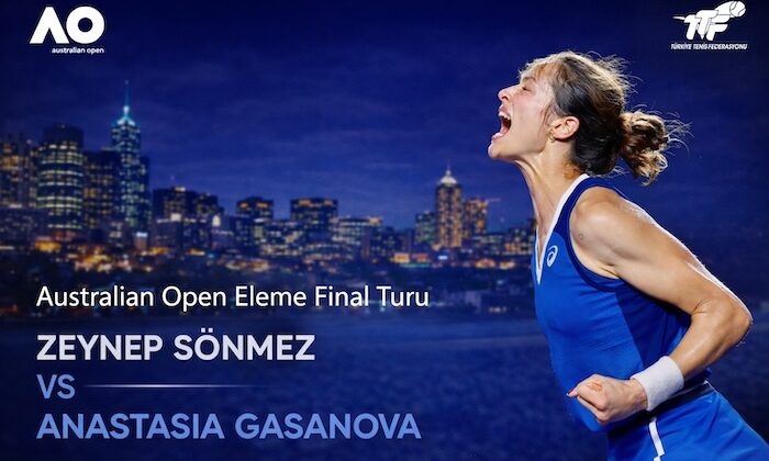 Zeynep Sönmez Australian Open’da Ana Tablo’da