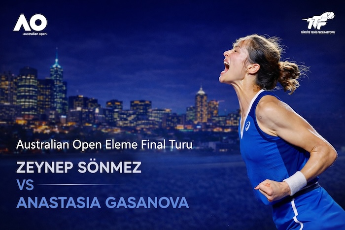Zeynep Sönmez Australian Open’da Ana Tablo’da