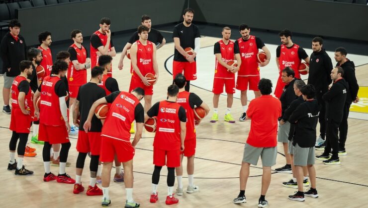 A Milli Erkek Basketbol Takımı, Sırbistan Maçı Hazırlıklarına Başladı