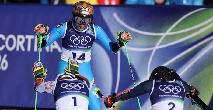 Brignone Dev Slalomda Altına Ulaştı