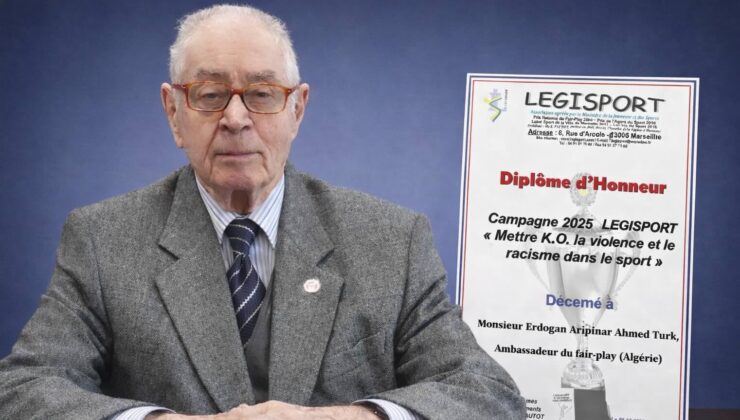 ERDOĞAN ARIPINAR’A ULUSLARARASI ONUR