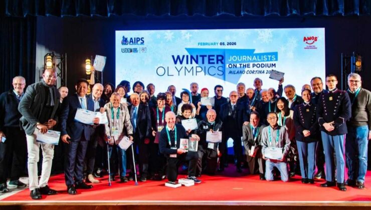 VETERAN OLİMPİYAT GAZETECİLERİ ONURLANDIRILDI