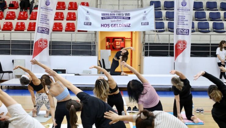 Kadınlar 8 Mart’ı Spor ve Dansla Kutladı