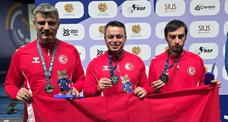 MİLLİ ATICILARDAN AVRUPA’DA GÜMÜŞ