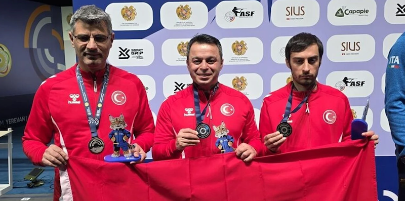 MİLLİ ATICILARDAN AVRUPA’DA GÜMÜŞ