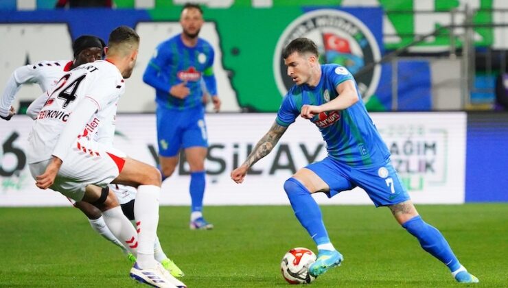 ÇAYKUR RİZE DERBİYİ FARKLI KAZANDI