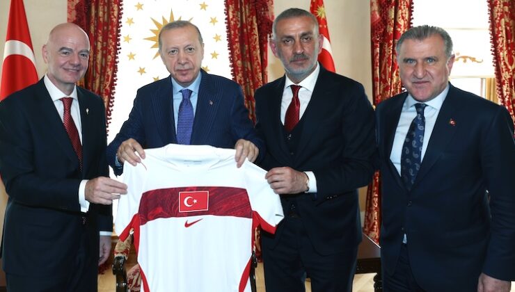 CUMHURBAŞKANI ERDOĞAN FIFA’YI KABUL ETTİ