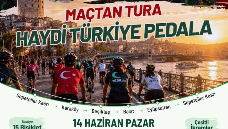 13. Yeşilay Bisiklet Turu İçin Geri Sayım Başladı
