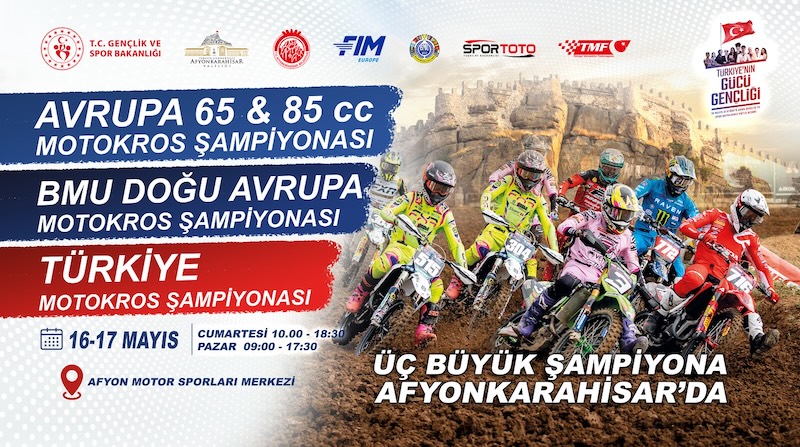 19 Mayıs Coşkusu Afyonkarahisar’da Motokros Heyecanıyla Taçlanacak
