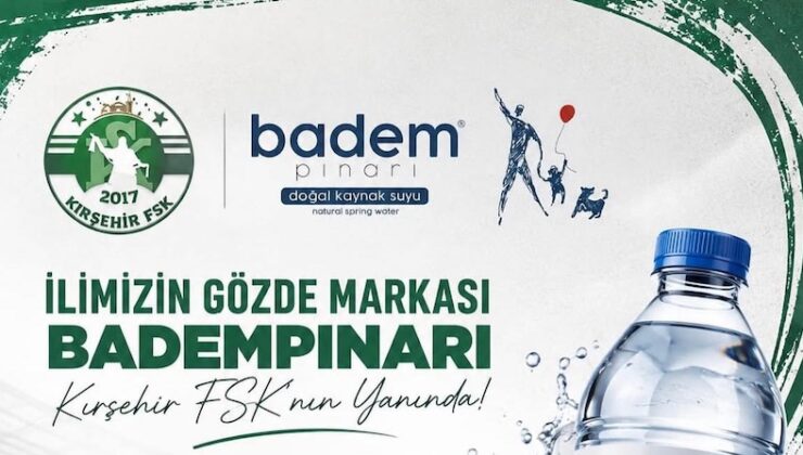 Badem Pınarı ile Kırşehirspor’un İş Birliği Devam Ediyor