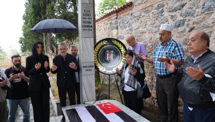 Beşiktaş, Şeref Bey’i Kabri Başında Andı