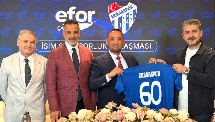 Efor Çay Erbaaspor’a İsim Sponsoru Oldu