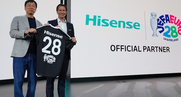 Hisense, EURO 2028’in Resmi Sponsoru Oldu