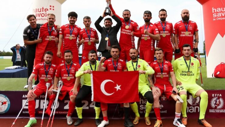 İstanbul Lider Koleji Ampute Millî Takımı’nın Ana Sponsoru Oldu