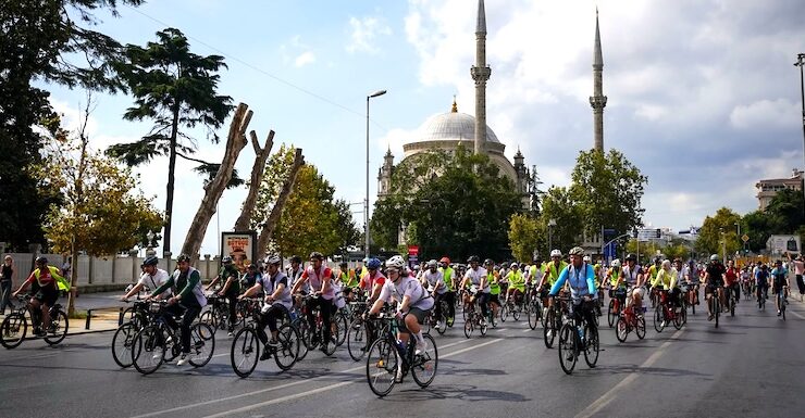 İstanbul’da 1.500 Bisikletli Pedal Çevirdi