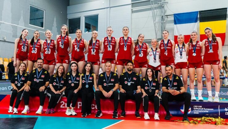 U18 Kadın Milliler Avrupa İkincisi