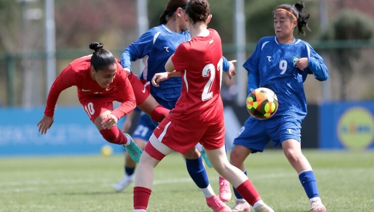 U18 Kadın Milliler Özbekistan’ı Geçti