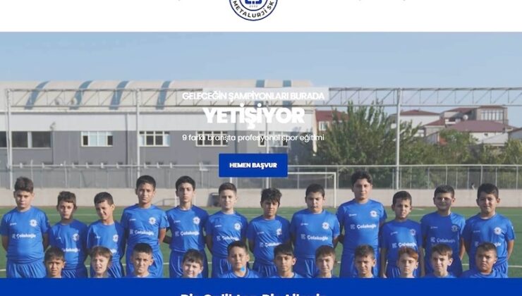 Çolakoğlu Metalurji Spor Kulübü’nün Web Sitesi Açıldı