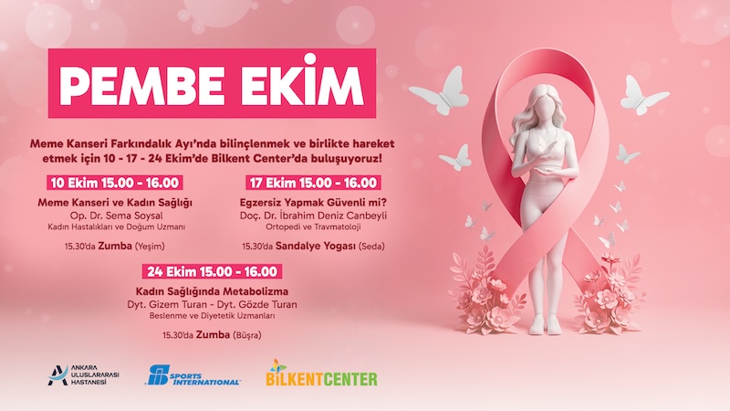 Sağlık ve Spor Pembe Ekim’de Buluşuyor